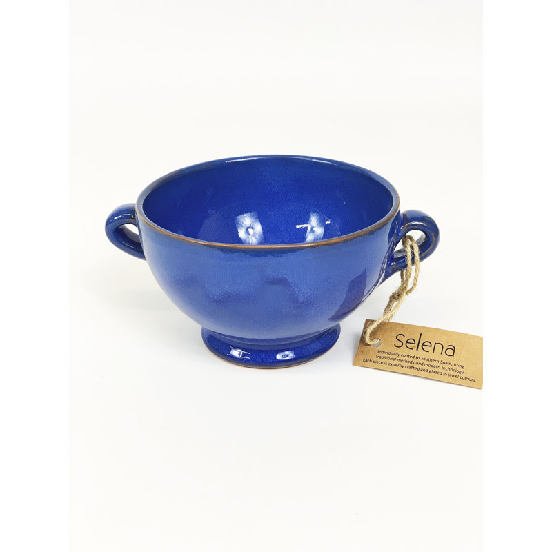 Selena - Soup Bowl - Blue - Set Of 4, Blue