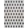 Scandinavian Arrow Shag Rug – Anthracite Dark Gray – Medium Pile, Soft Feel, Easy Maintenance