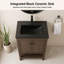Chazden 24" Herringbone Design Single Bathroom Vanity with Ceramic Top-461949847-461940881-444019684