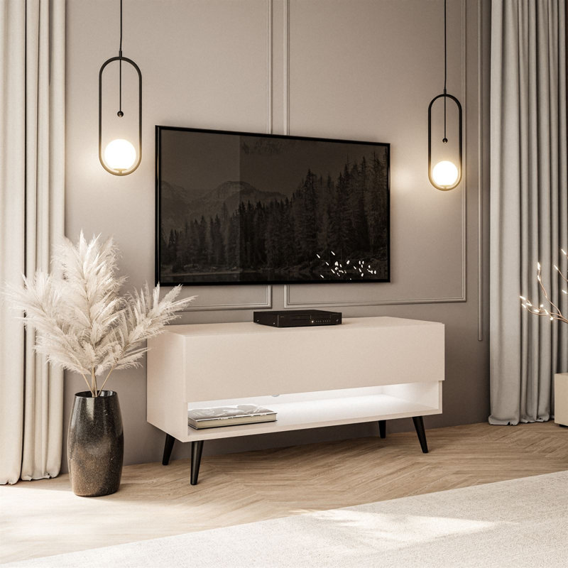 Cheon TV Cabinet for TVs up to 42", Cashmere