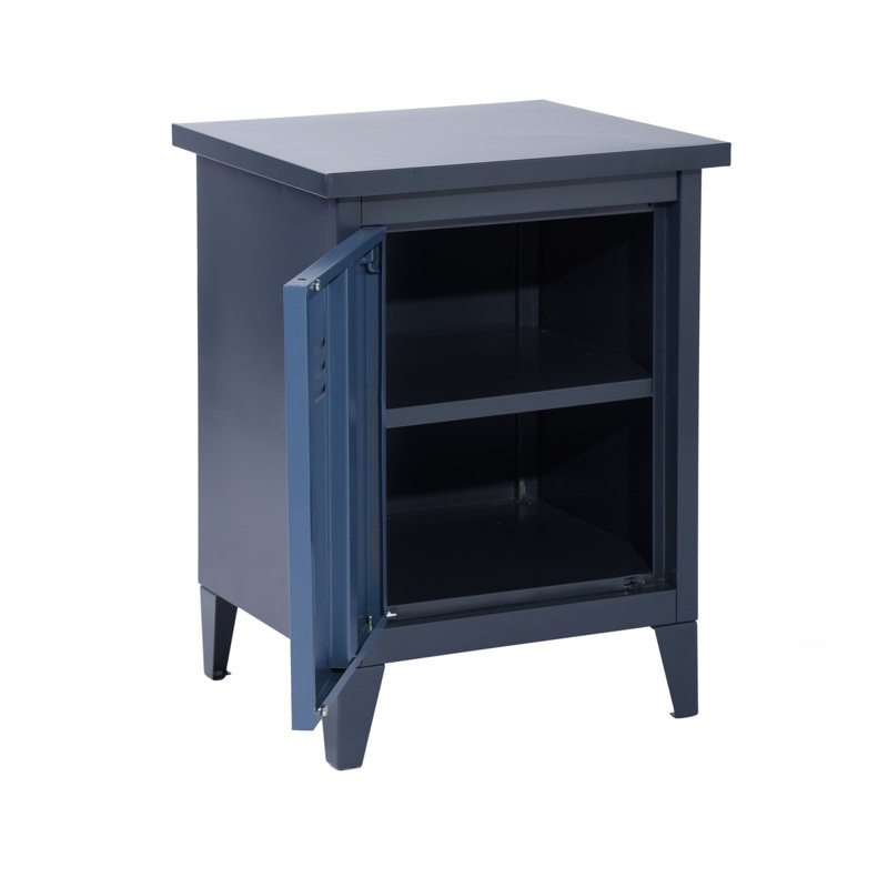 Shanna End Table, Dark Blue