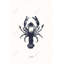 «Blue Lobster», reproduction sur toile