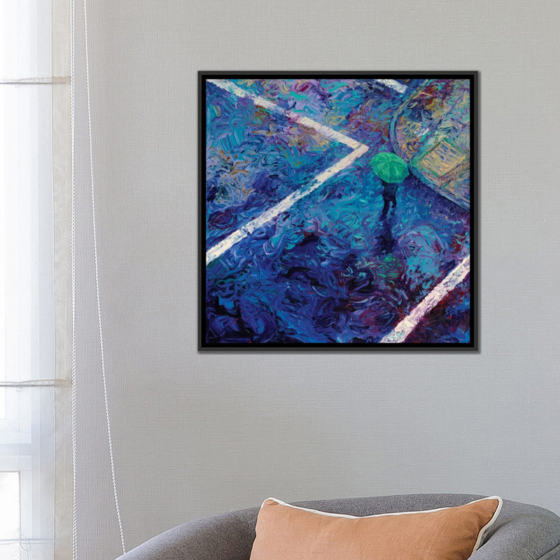 "iris scott-studio view" , reproduction d’art sur toile tendue, H 12 po x l 12 po x P 1,5 po, Pas de tapis, Toile tendue