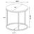 Lainey Round Occasional Side End Table Mango-1557395459