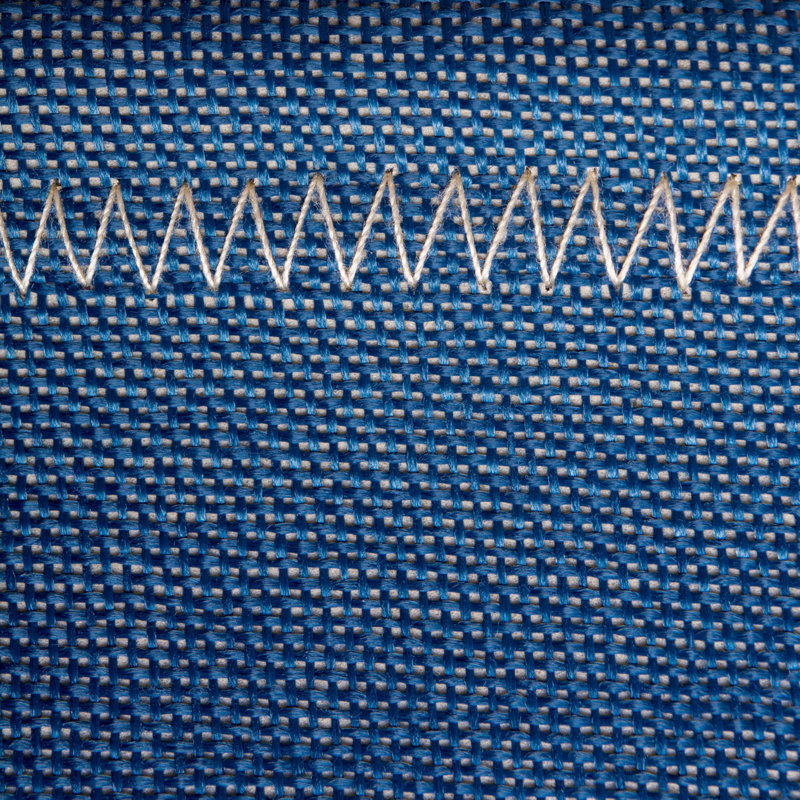 POLY BIN ZIG-ZAG COUTURE VARIEGUE BLEU TRAPEZOID 12 x 10 x 8 ENSEMBLE / 2