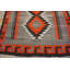 Geometric Running Dog Border Antique Tribal Native American Flatweave Navajo Rug