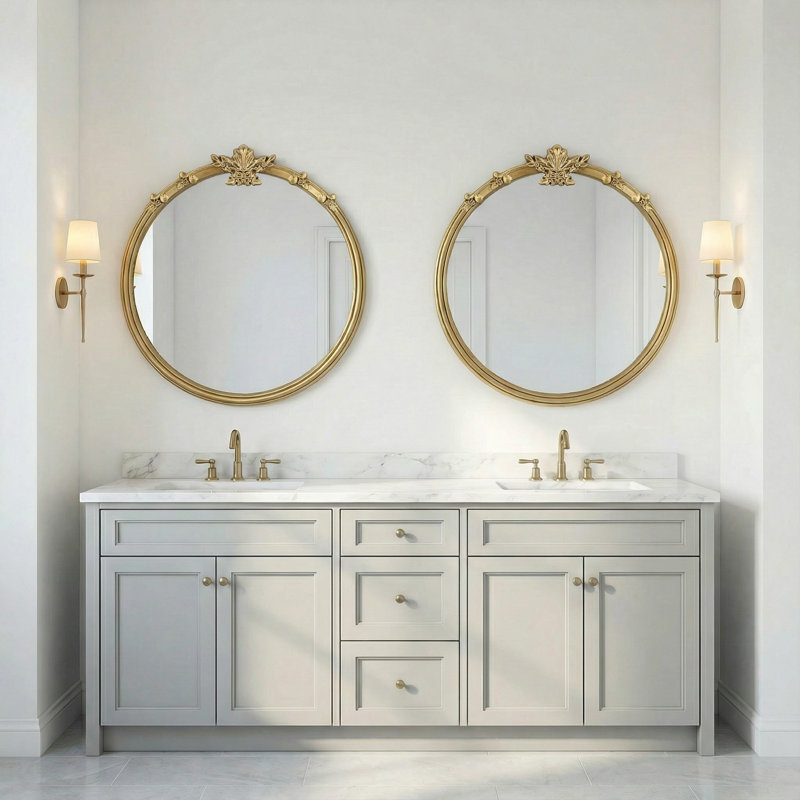 Miroir d'appoint mural pour salle de bain