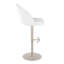 Tabouret de bar réglable Resme avec repose-pieds en T arrondi (ensemble de 2)-128126498-121972420