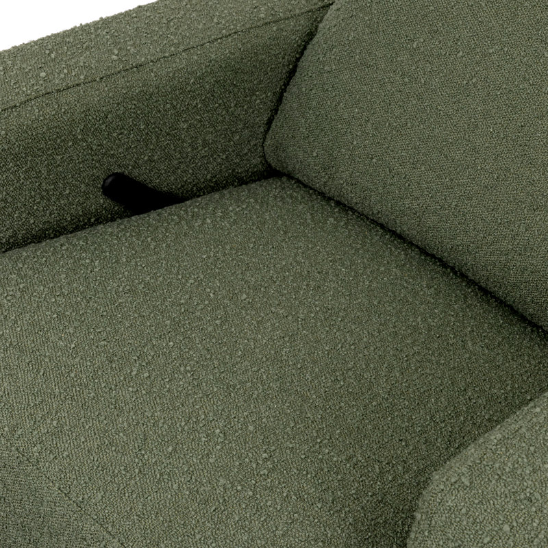 Crewe Recliner and Swivel Glider, Olive Boucle