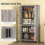 Armoire de rangement autoportante, garde-manger avec tablettes réglables, pour la maison-568926075
