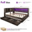 Daybed With Bookcase Headboard, Rgb Led Lights And Drawers Storage,f G-2142662344-2142662347