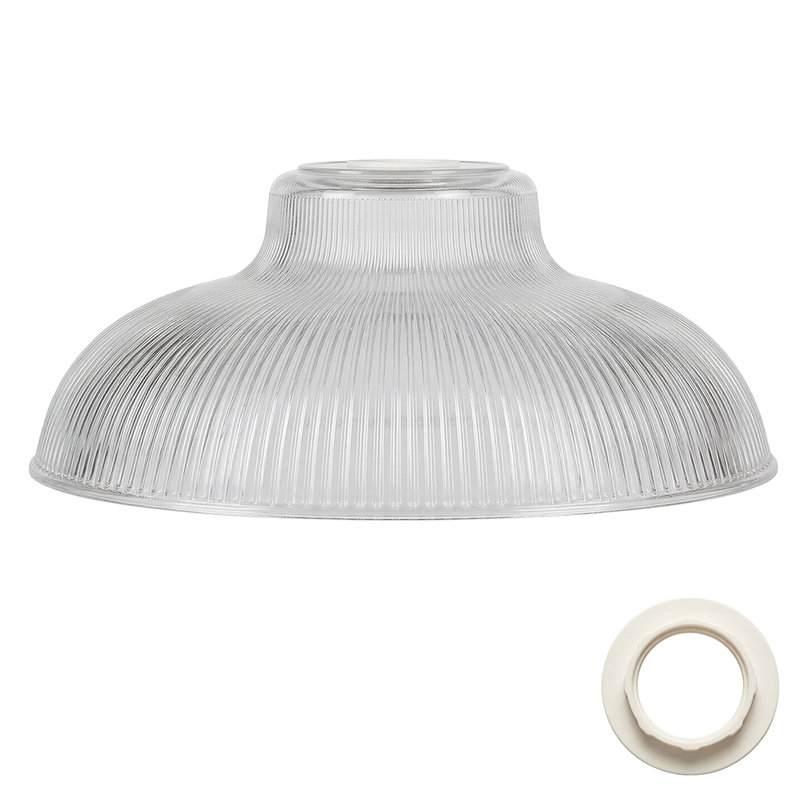12cm H Glass Dome Lamp Shade ( Spider ) in Clear