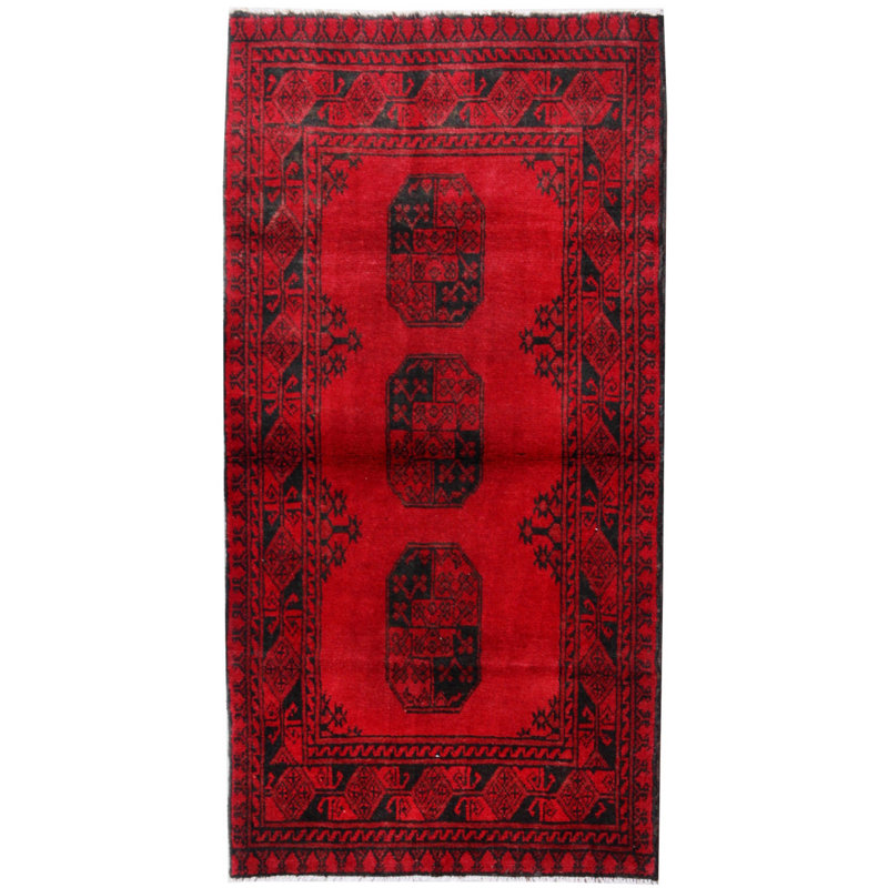 Alterick Oriental Hand Woven 99cm X 188cm Area Rug