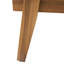 Chaise longue en bois, siège en tissu gris, 5 positions réglables, chaise longue à lattes fines et coussins sophistiquées - Design classique