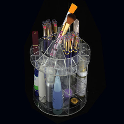 Organisateur de cosmétiques rotatif deluxe