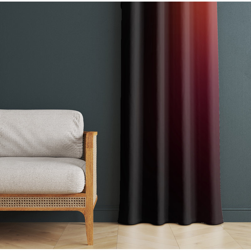 Semi Sheer Curtain Panel Pair, 20" W x 82" L