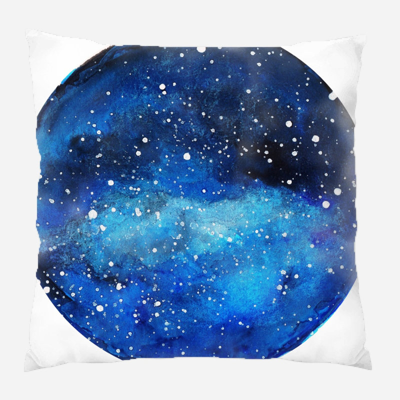 Housse et insert de coussin carré Bumgardner, Microsuède, Intérieur