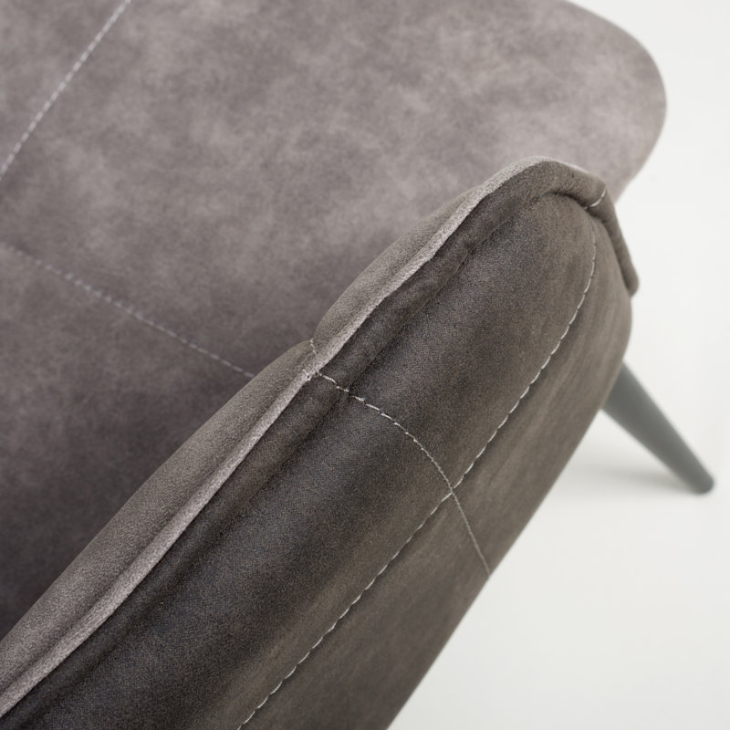 Eara 48cm H Polyester Blend Upholstered Armchair, Light Grey