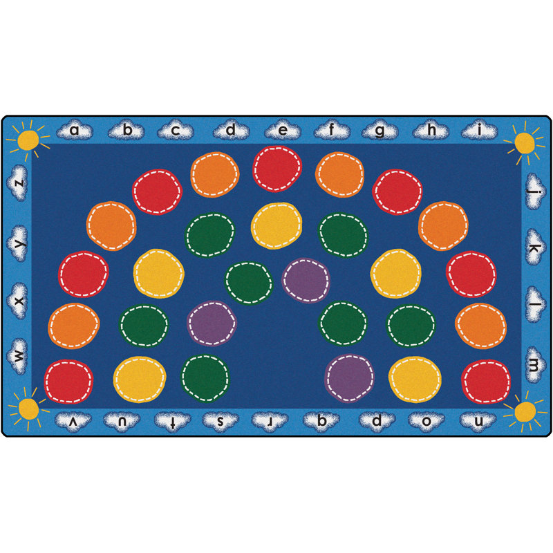 Tapis 7 pi x 12 pi Alphabet Seating
