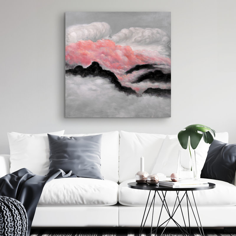 clouds - 32"x32" art on canvas