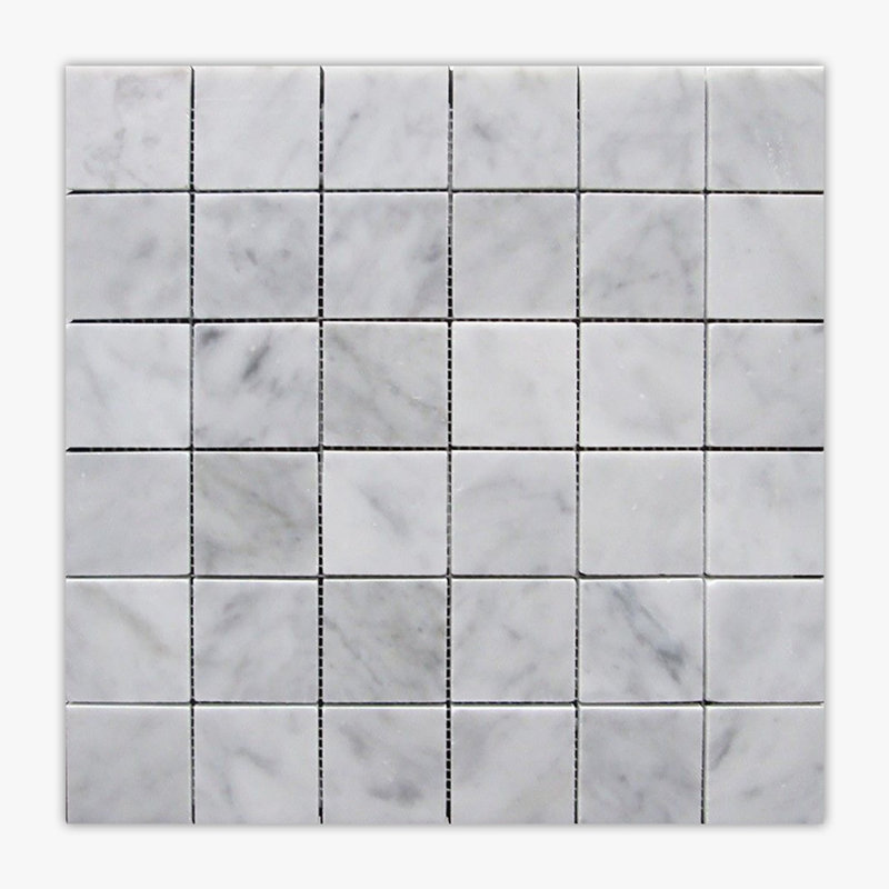 2" x 2" Marble Grid Mosaic Wall & Floor Tile