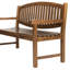 Birge Solid Wood Teak Outdoor Bench