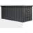 Yesurprise 29.57'' W 150 Gallons Water Resistant Metal Lockable Deck Box with Wheels in Black