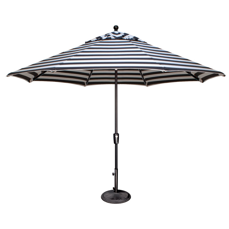 Parasol de marché 132 po Abelina, Noir