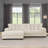 L-Shaped Modular Convertible Sofa-145069176