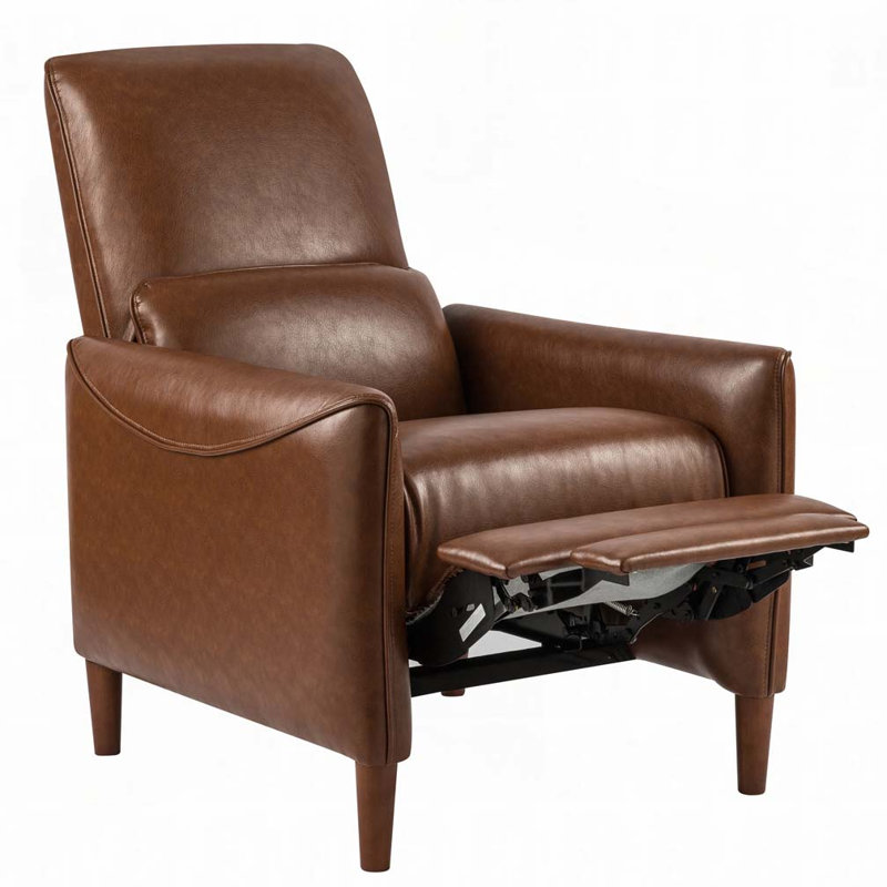 Wilkin Upholstery Push Recliner Chair, Cognac