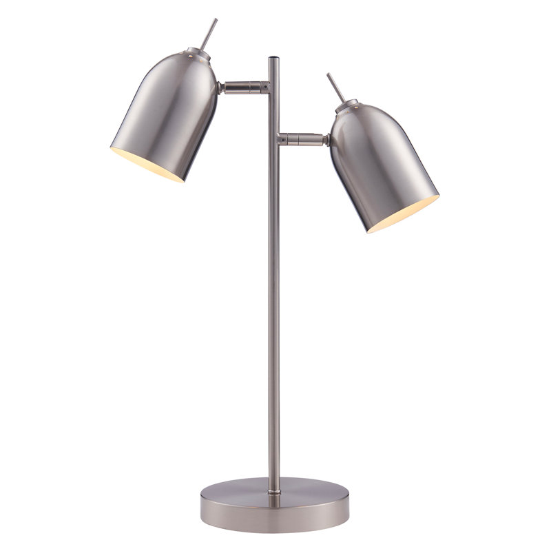 Saxis Metal Desk Lamp, Chrome