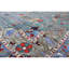 Tapis unique vert, rouge et bleu de 8 pi 11 po x 12 pi