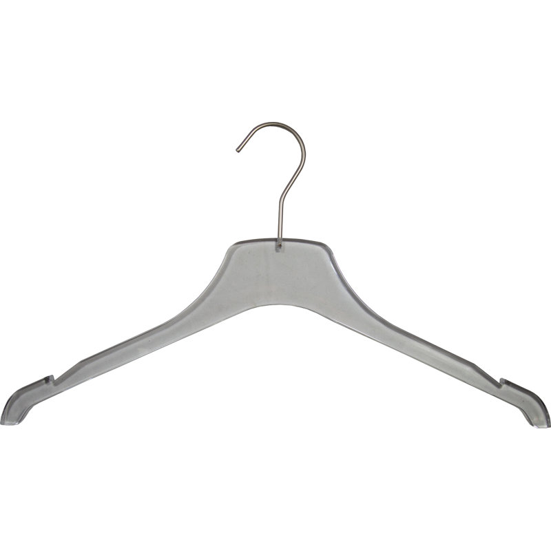 Cintre en acrylique Ethelyn pour robe / chandail / chandail, Transparent, 12