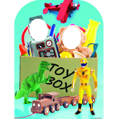 Accroche en carton boîte à jouets garçon