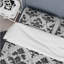Ensemble de housse de couette transitionnel noir et blanc damassé Glamour IV-109161075