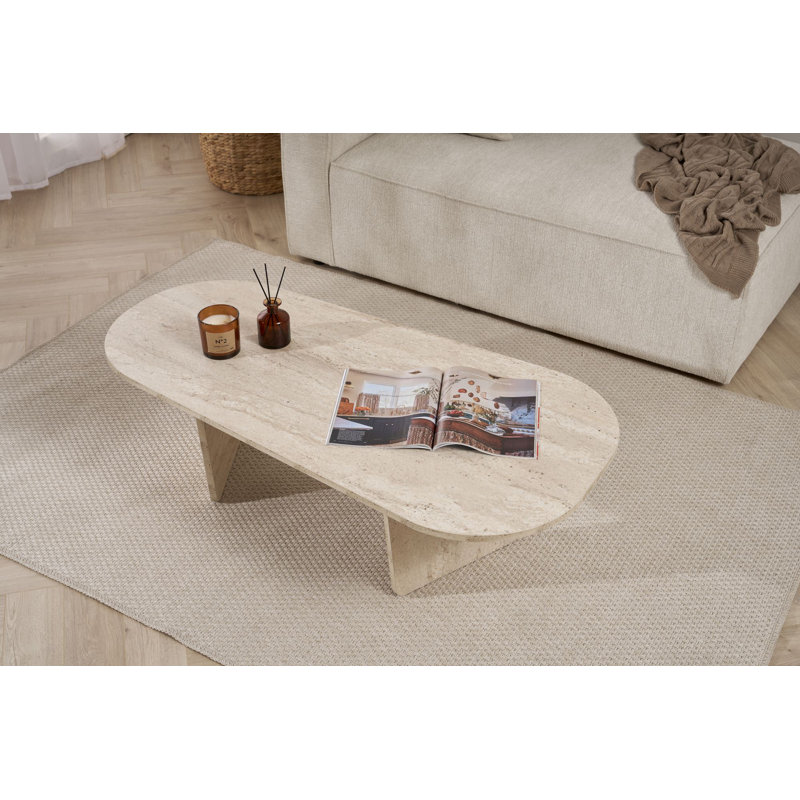 Tatjana Coffee Table, Travertine