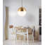 Luminaire sphère suspendu 1 lumières simple Staudt