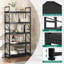 62.2cm H x 31.5cm W Metal Standard Bookcase