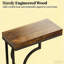 Table de bout compacte pour le salon, style élégant, aux rayures avec une élégance contemporaine, structure moderne en demi-cercle, construction
