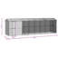 247cm Steel Floor Bird Cage