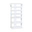 Organisateur de rangement de chaussures vertical blanc à 7 niveaux avec crochets pour rendre votre vestibule plus organisé-128957452