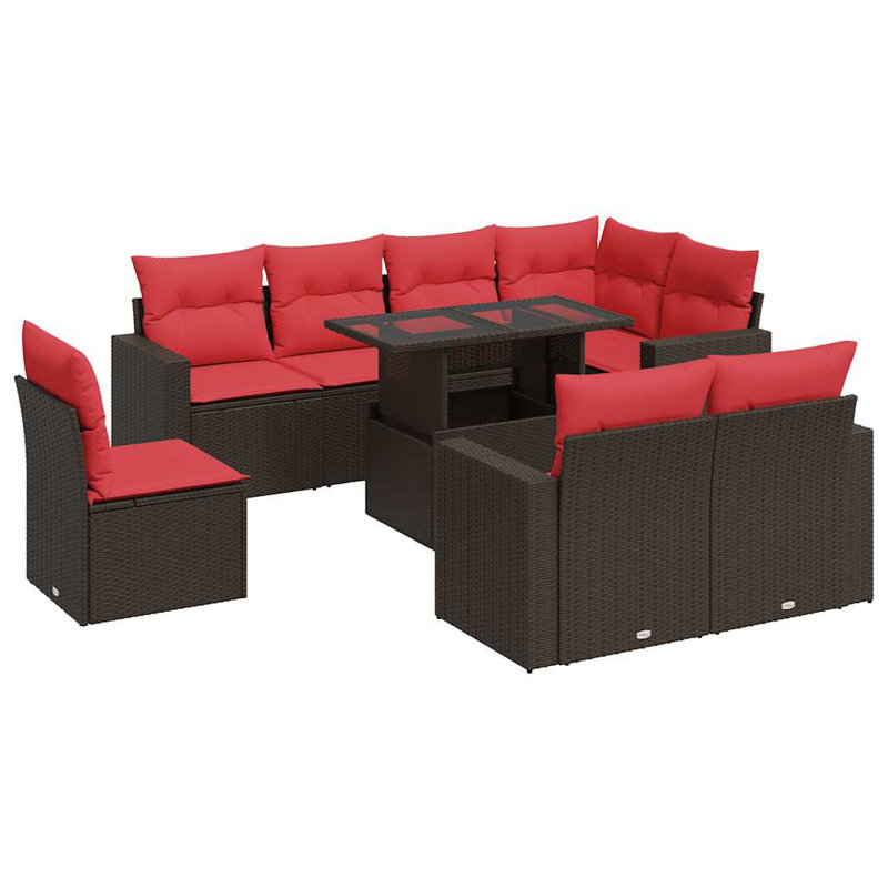55cm Wide Patio Sofa with Cushions