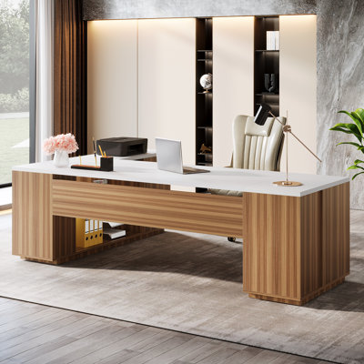 Bureau de direction en L 85,8 po