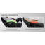 Chaise de jeu ergonomique à dossier haut avec repose-pieds et soutien lombaire, noire-1127401457