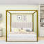 Lit plateforme à baldaquin Upholstery-216019925-216019923