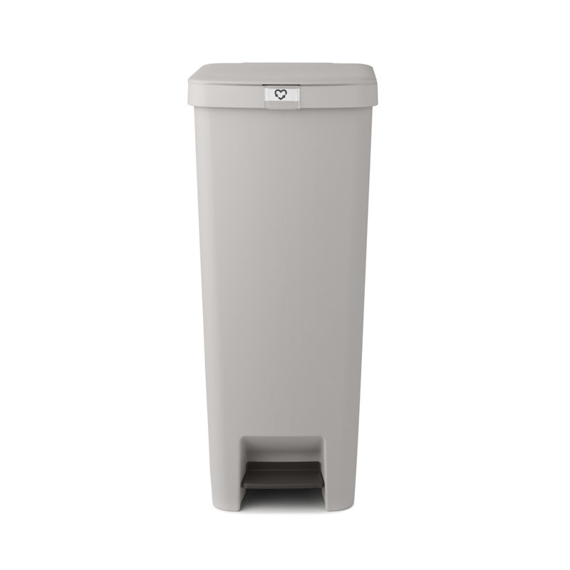 Poubelle à pédale de 10,6 gallons (40 litres) de Stephan, Mid Grey