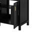 Meuble-lavabo double 48 po en bois avec tiroirs basculants 48 po