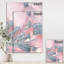 Durty Shabby Pink Blush III - reproduction d'art sur toile tendue-55952933