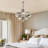 23.6" Modern Silver Bubble Molecular Chandelier