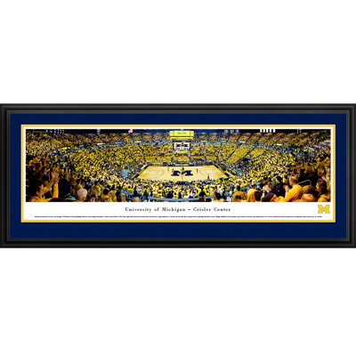 NCAA Michigan Basketball Panoramic Print